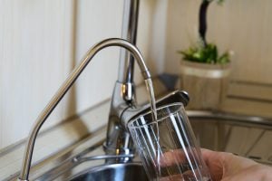 filtered water in kitchen tap